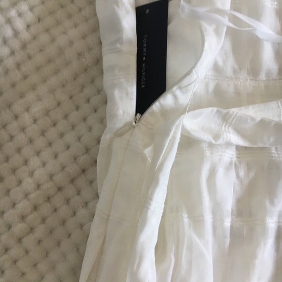 White Tommy Hilfiger Dress with Pockets - Picture 6 of 7